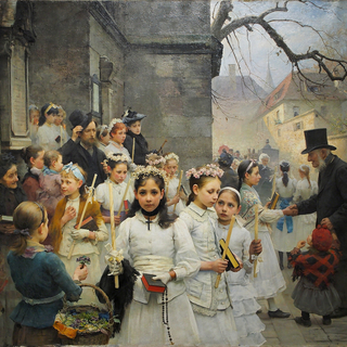 Une première communion à Genève