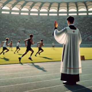 Dieu dans le stade